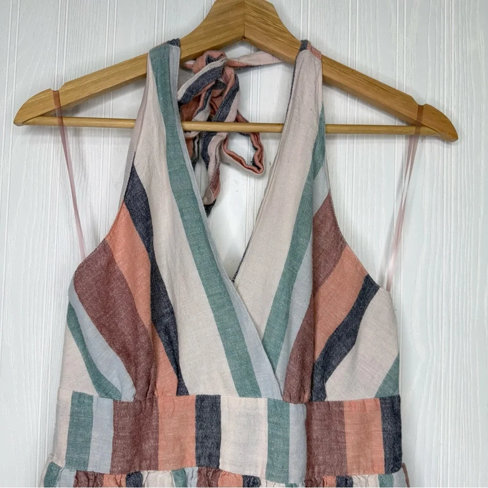 American Eagle halter dress striped size M - Picture 3 of 9